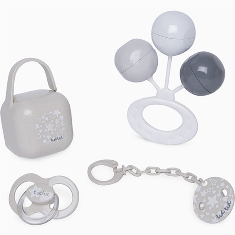 Coffret cadeau naissance Constellation Etoile gris Tuc Tuc