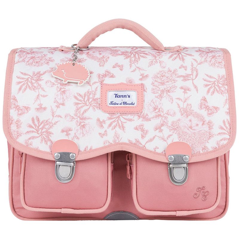 Cartable x Tartine et Chocolat Toile de Jouy Terracotta (33 cm) Tann's Produit 1