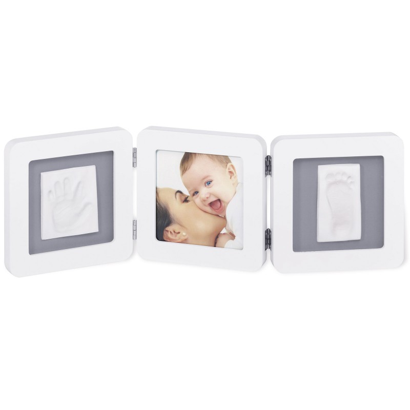 Cadre photo empreinte Baby Art Double Print Frame blanc Baby Art
