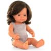 Poupée fille européenne brunette (38 cm) - Miniland