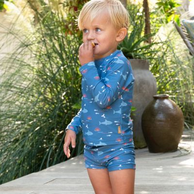 Tee-shirt anti-UV manches longues Shark (1-2 ans)