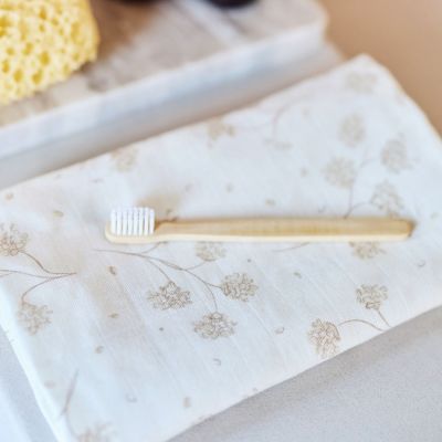 Lot de 3 gants de toilette en gaze de coton Leafy Dreams