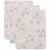 Variation Ecru, beige du produit Lot de 3 gants de toilette en gaze de coton Leafy Dreams de la marque Jollein