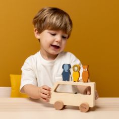 Bus en bois Animaux