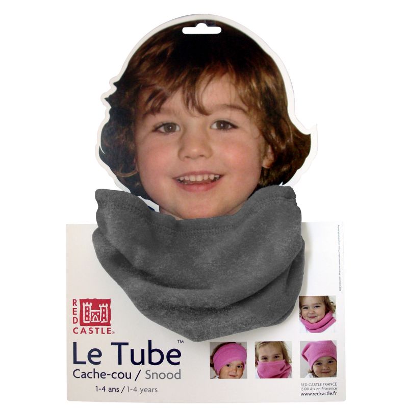 Cache-cou Tube polaire gris foncé Red Castle