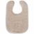 Variation Beige du produit Bavoir premier âge en éponge Sable de la marque Trois Kilos Sept