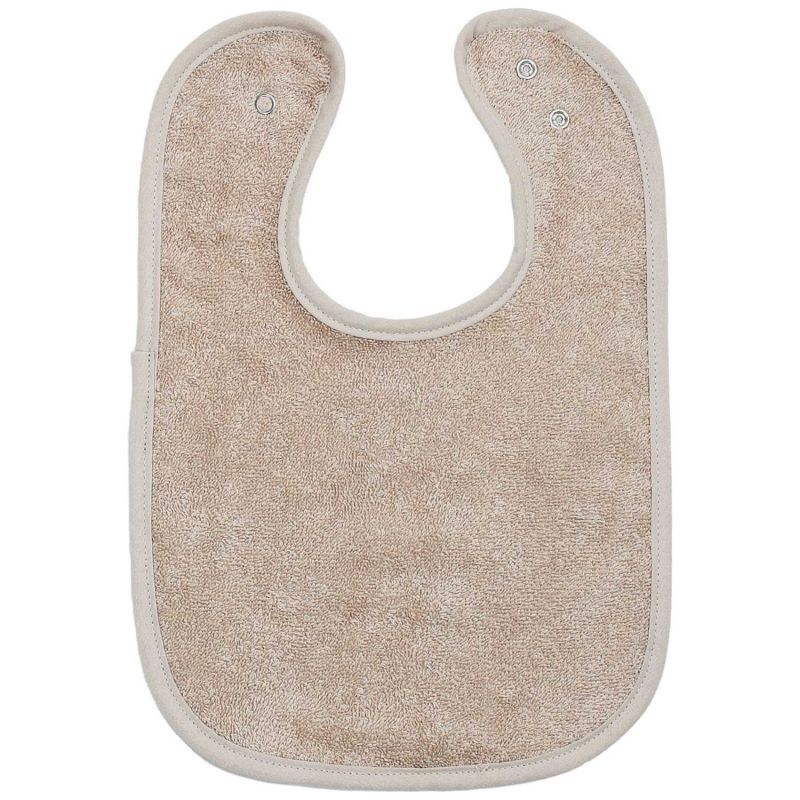 Bavoir premier âge en éponge Sable Trois Kilos Sept Produit 1