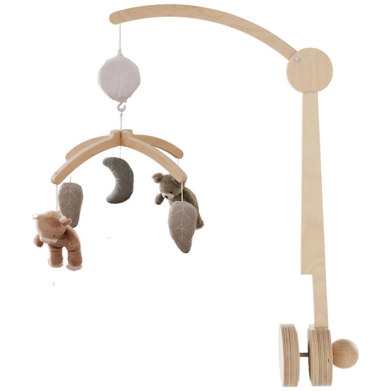 Mobile musical avec bras en bois Orso et Fluffy Noukie's Produit 1
