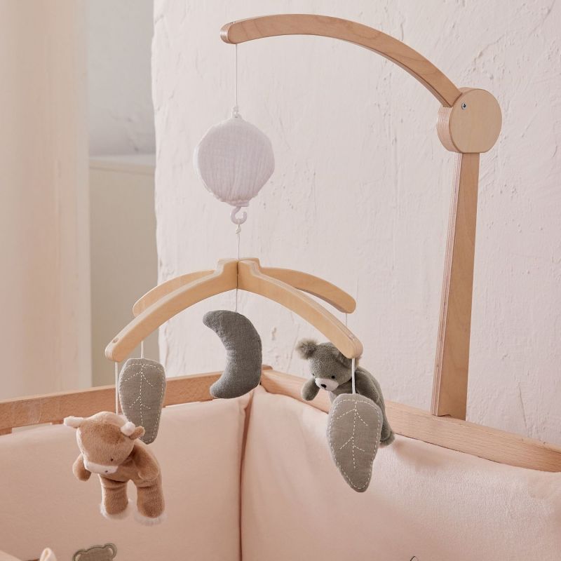 Mobile musical avec bras en bois Orso et Fluffy Noukie's Ambiance 2
