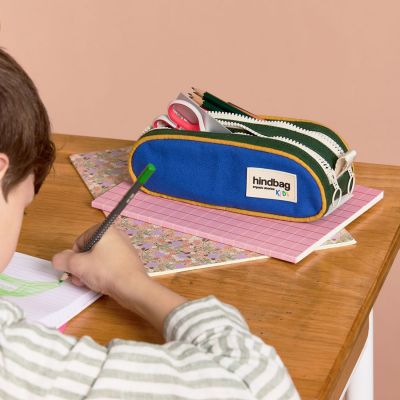 Trousse double Malo Bleu électrique Hindbag