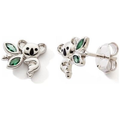 Boucles d'oreilles Koala (argent 925)