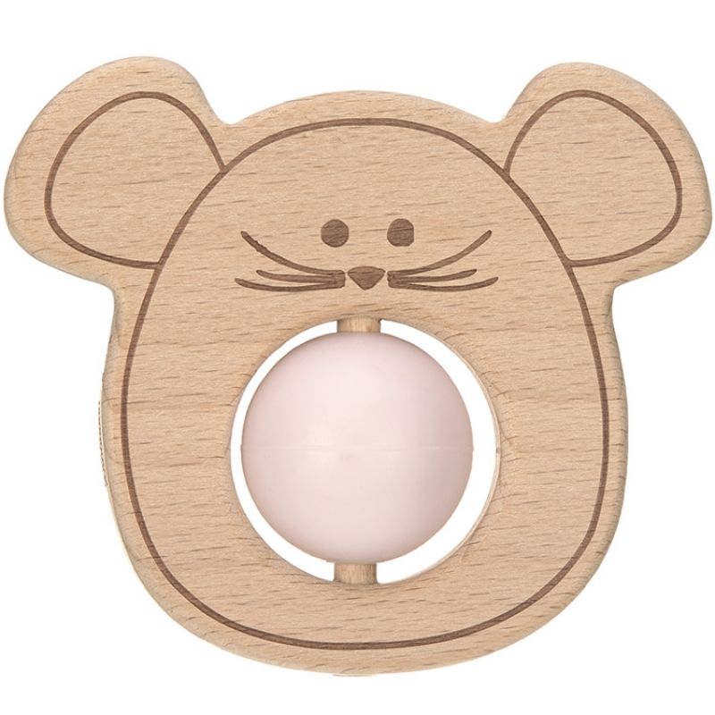 Hochet de dentition souris Little Chums Lässig