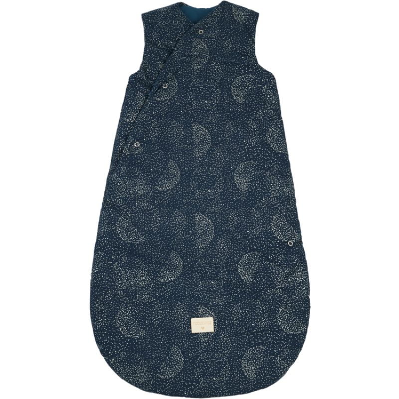 Gigoteuse d'hiver Snowy Gold Bubble Night Blue TOG 3,5 (6-18 mois) Nobodinoz