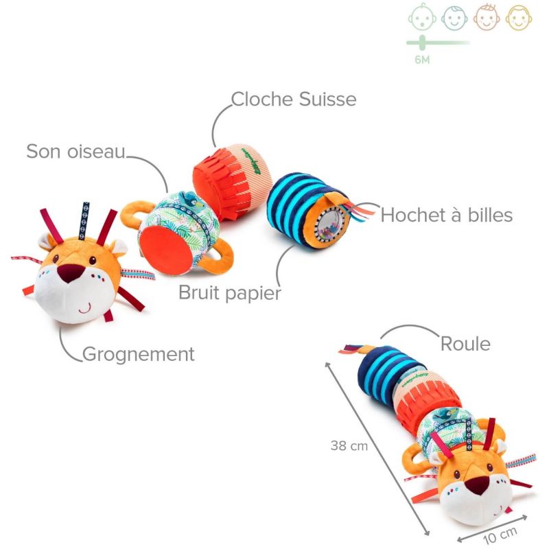 Rouleau d'activités Jack le lion - Reconditionné Lilliputiens Produit 9