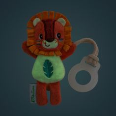 Doudou attache sucette Jack Mini ami de la nuit