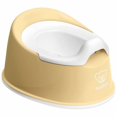 Pot bébé Smart jaune pastel et blanc BabyBjörn