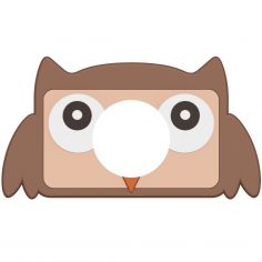Coque en silicone pour appareil photo Zoo Friends Owl - The Zoofamily