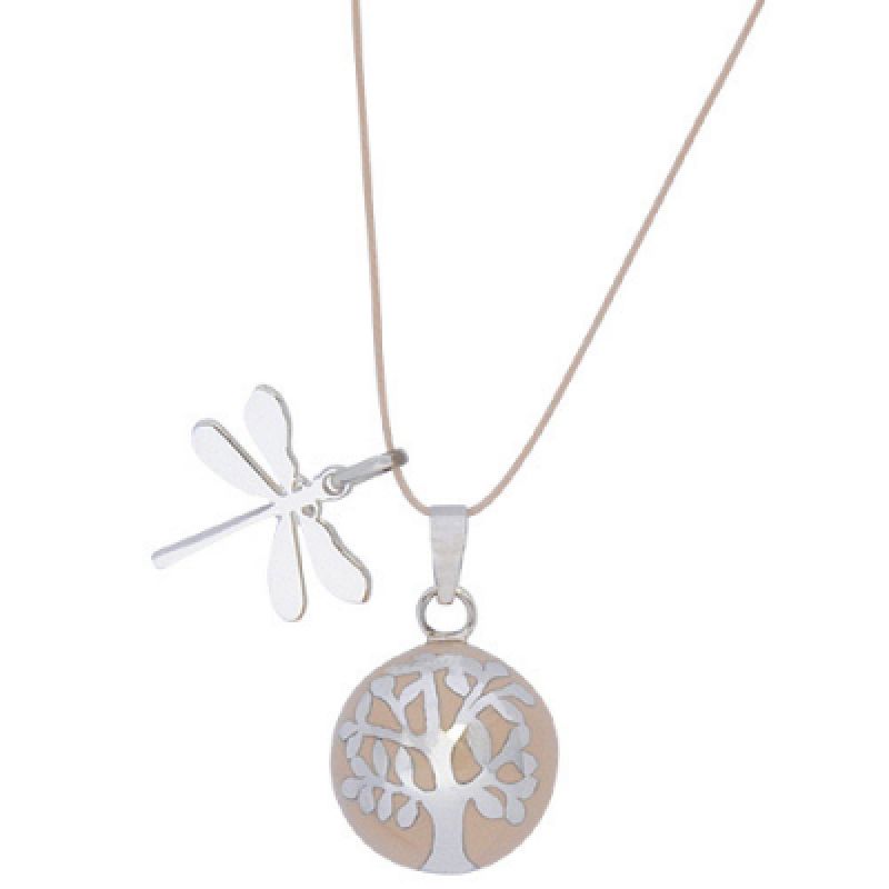 Bola sur cordon Emotion Rosea (argent 925° et résine) Nativee