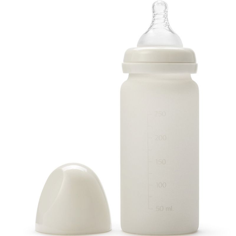 Biberon en verre Vanilla White (250 ml) Elodie Details