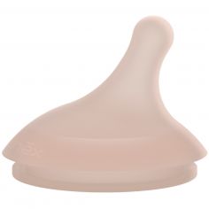 Lot de 2 tétines anti-colique pour biberon Zerø.Zerø Débit Rapide - L Deep - Suavinex