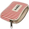 Porte-monnaie Lili Rayures Fines Rouge Hindbag Produit ouvert 4