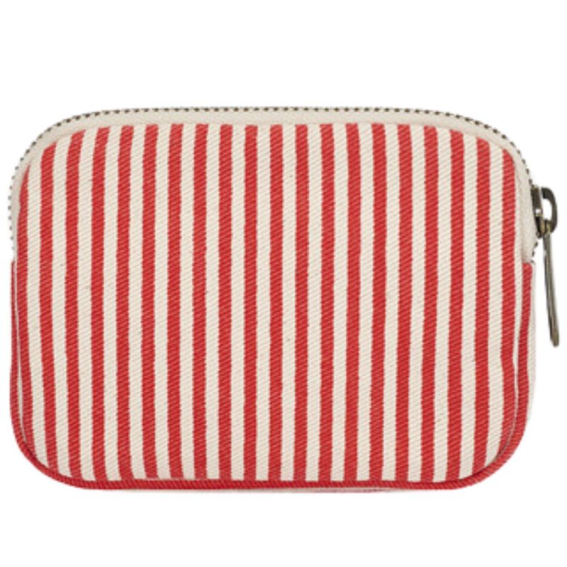 Porte-monnaie Lili Rayures Fines Rouge Hindbag Produit 3