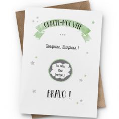 Carte A Gratter Annonce Tata 10 X 15 Cm