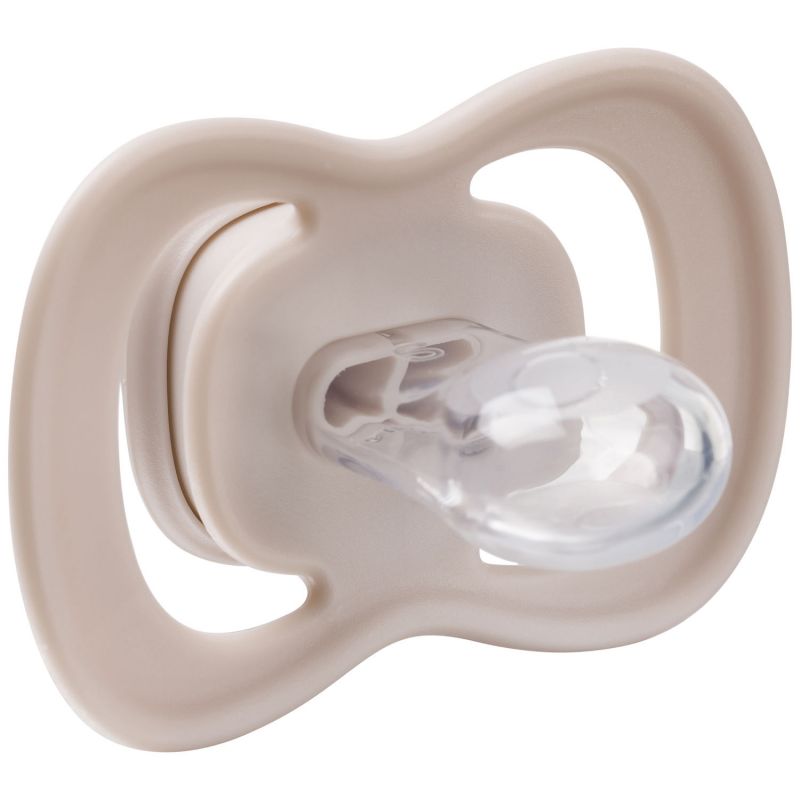 Lot de 2 sucettes symétriques en silicone Blush-Latte (0-6 mois) B.Box Ambiance 3