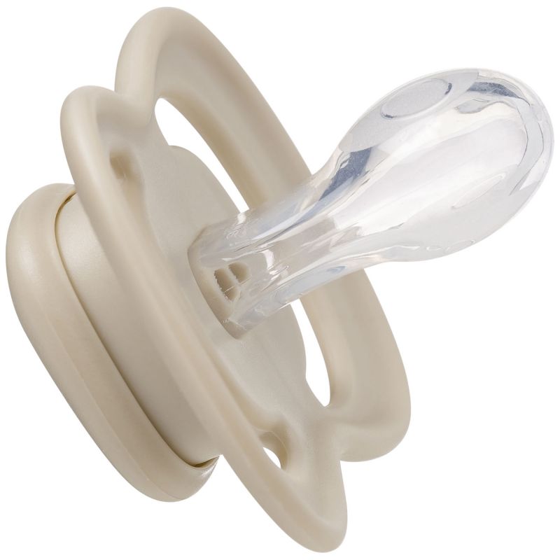 Lot de 2 sucettes symétriques en silicone Blush-Latte (0-6 mois) B.Box Ambiance 6