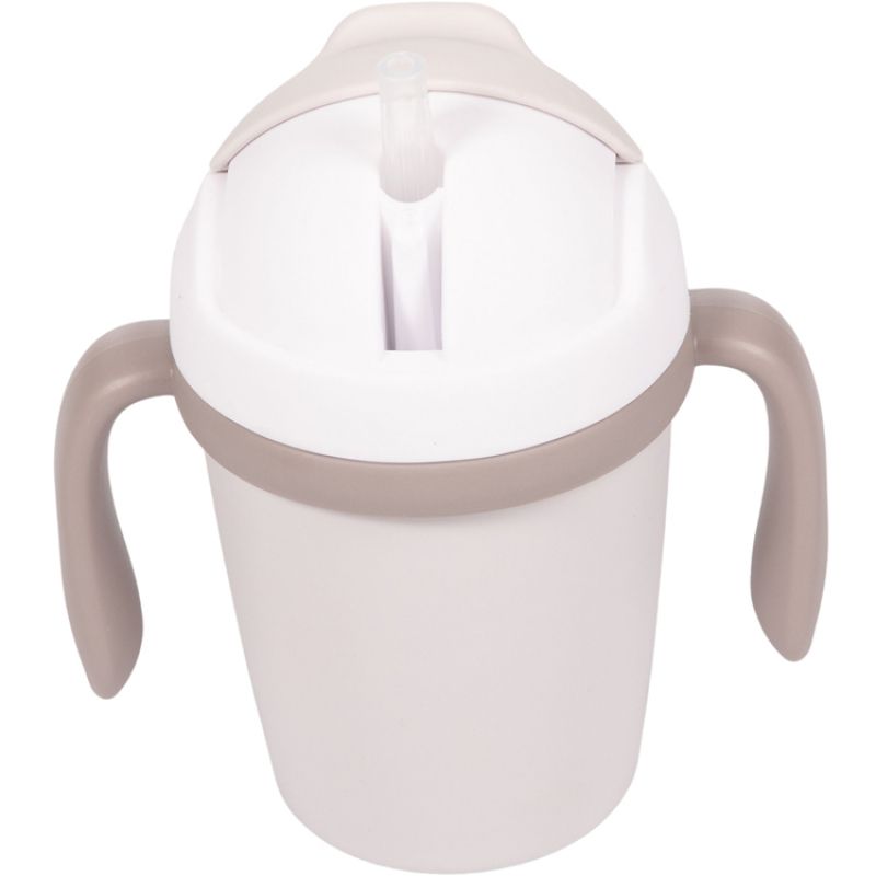Tasse d'apprentissage biodégradable grise (250 ml) Bo Jungle