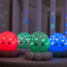 Veilleuse Twinkles To Go Octo Gris Pastel