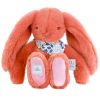 Peluche Lapin Fleurette Terracotta (25 cm) Doudou et Compagnie Produit 1