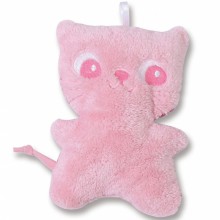 Doudou Akimi chat candy softy velvet (20 cm)  par Bemini