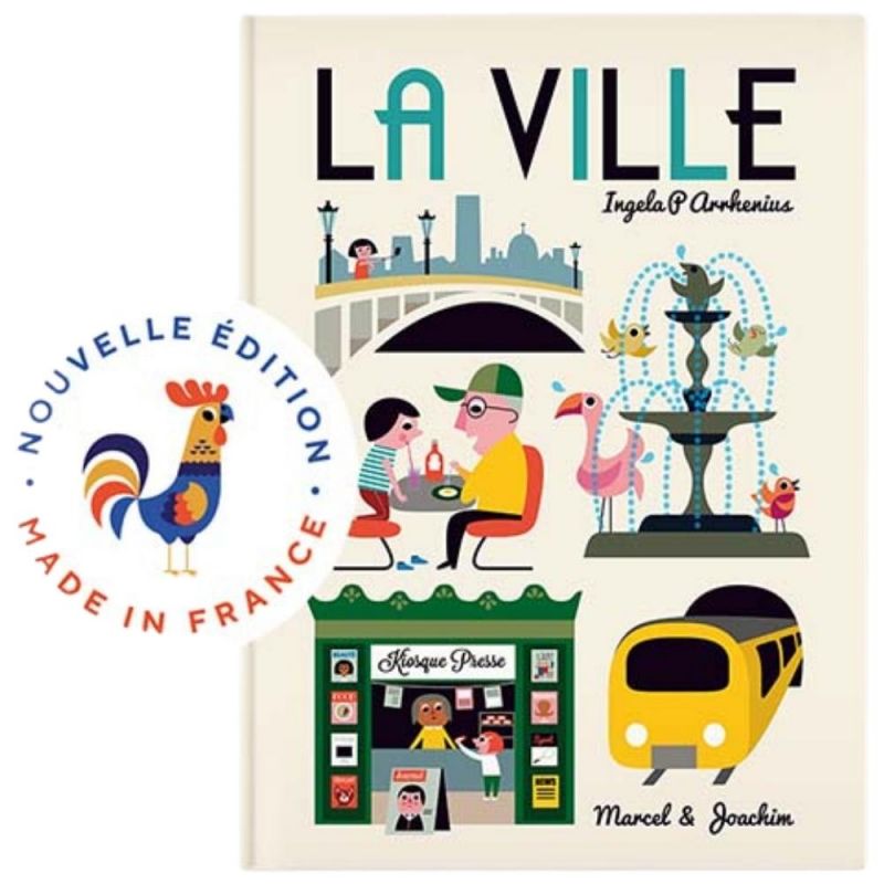 Livre imagier géant La Ville Marcel et Joachim