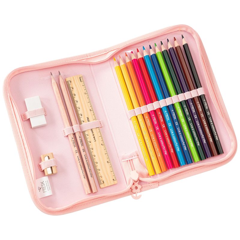 Pochette de crayons Garden flowers Fresk Produit 2