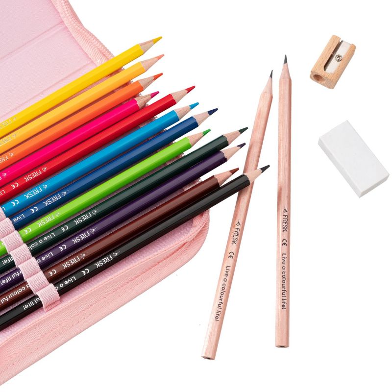Pochette de crayons Garden flowers Fresk Produit 3