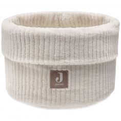 Panier de rangement Cloudy Rib Oatmeal (14 x 18 cm) - Jollein