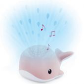 Projecteur d'ambiance Wally la baleine rose