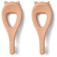 Lot de 2 brosses à dent Janelle tuscany rose