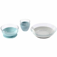 Coffret repas en verre Duralex Jungle (3 pièces) - Béaba