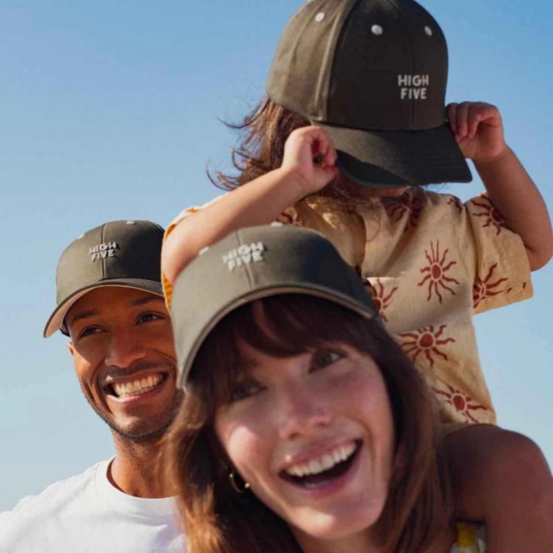Casquette enfant High Five kaki (3-6 ans) Chamaye Ambiance 3