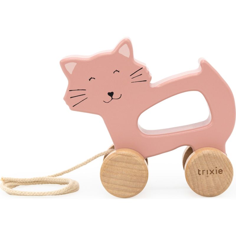 Jouet à tirer en bois Mrs. Cat Trixie Produit 1 grande taille