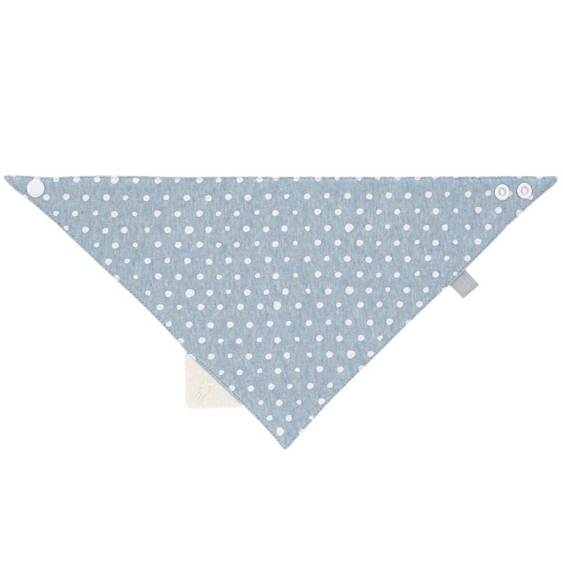 Bavoir bandana avec élément de dentition Lela bleu clair Lässig
