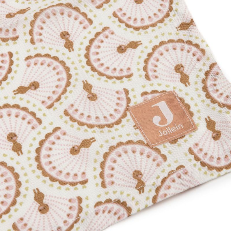 Lot de 2 maxi-langes en gaze de coton Soft Plumes (115 x 115 cm) Jollein Produit 4