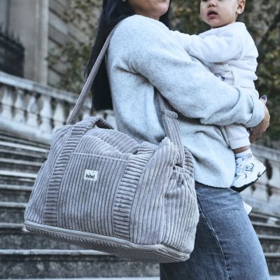 Sac à langer 24/48h Capsule velours Mink