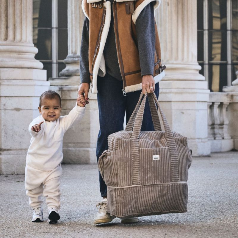 Sac à langer 24/48h Capsule velours Mink BEBEL Ambiance 7