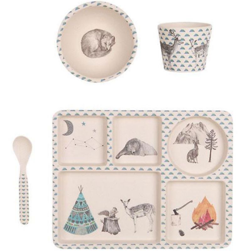 Coffret repas En Forêt  (4 pièces) Love Maé