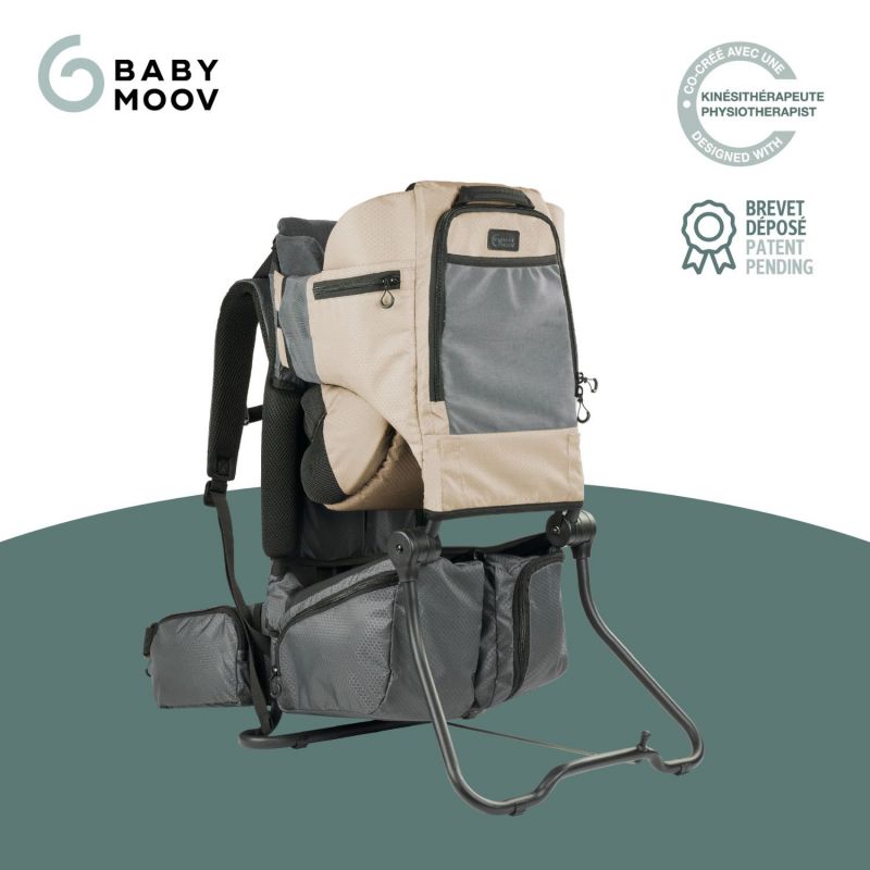 Porte bébé de randonnée Moov & Hike Dune Babymoov Ambiance 3