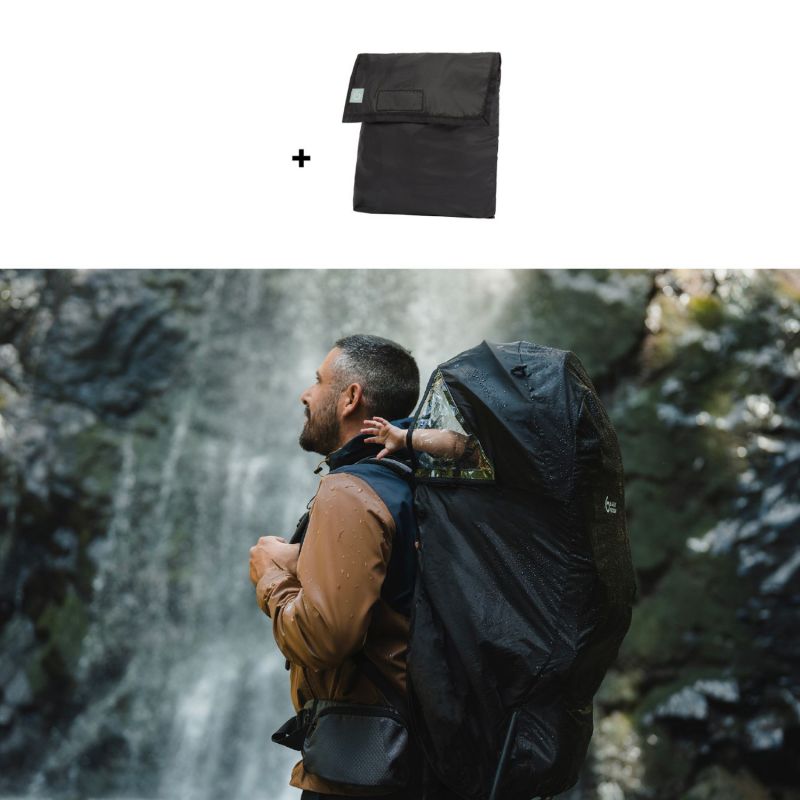 Porte bébé de randonnée Moov & Hike Dune Babymoov Ambiance 4