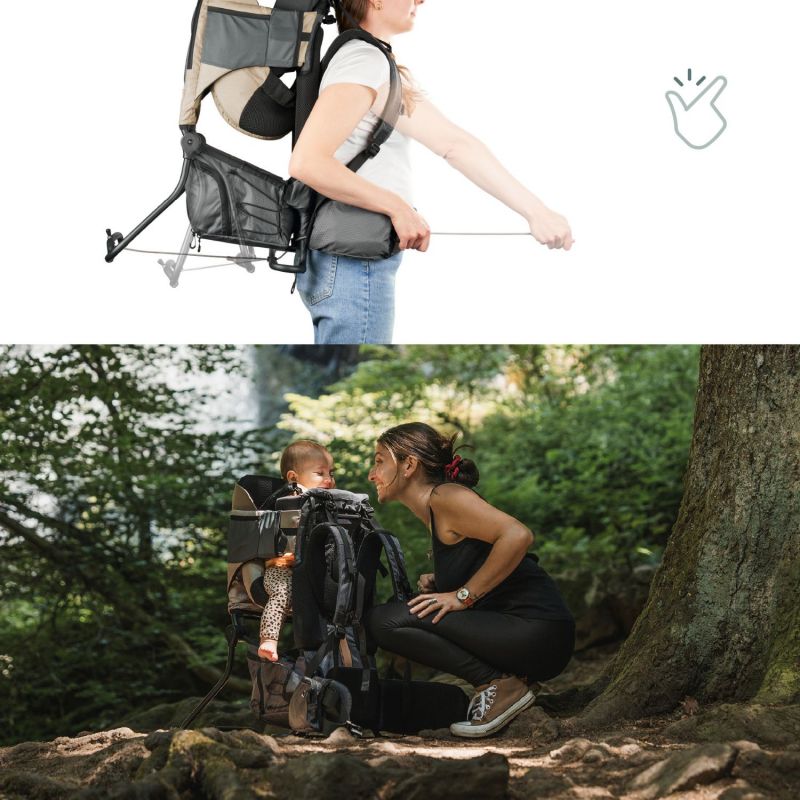 Porte bébé de randonnée Moov & Hike Dune Babymoov Ambiance 5
